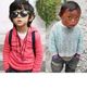 韩国帅小男孩和农村小孩对比